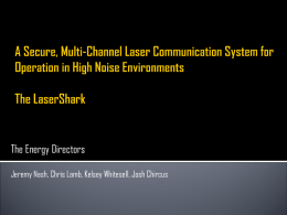 A Secure, Multi-Channel Laser Communication System for