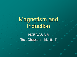 Y13 Magnetism and Induction