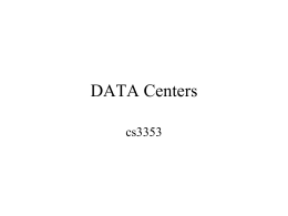 DATA Centers