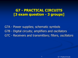G7 - Practical Circuits
