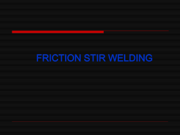 click to save-FRICTION STIR WELDING