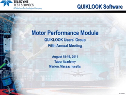 Motor Performance Module