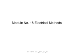 Topic 18 Electrical Methods