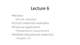 Lecture 6 slides