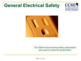 View Electrical Safety Training