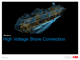 HVSC Shore Connections for ships