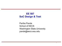 Advanced VLSI Design - Washington State University