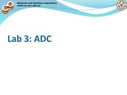 Lab 3: ADC - Network and Systems Lab