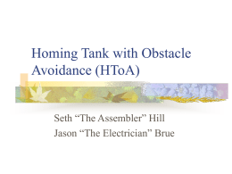 Homing Tank with Obstacle Avoidance