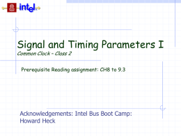 Signal Parameters