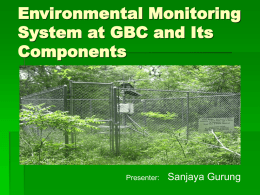 Environmental Monitoring and Modeling Use of Various