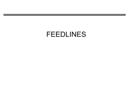 Feed lines