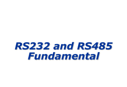 RS232 and RS485 Fundamentals