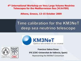 Time calibration for the KM3NeT deep sea neutrino telescope