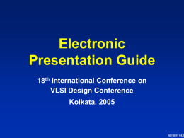 Presentation Guide - UCSD MESL Website