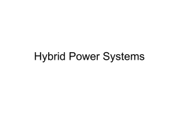 Hybrid Power Systems - GT | Prism Web Pages