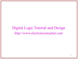 Digital Logic Tutorial and Design