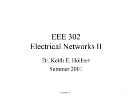EEE 302 Lecture 11 - Arizona State University