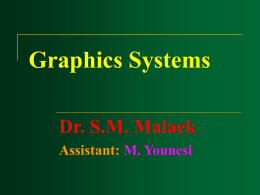 Graphics Systems - Department of Aerospace Engineering
