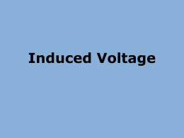Induced Voltage - Shenendehowa Central Schools