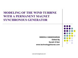 Direct Drive Permanent Magnet Generator for Wind Turbine