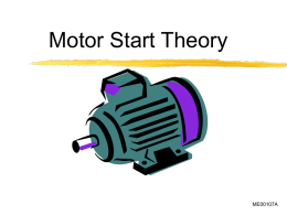 Motor Start Theory