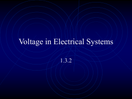 Voltage in Electrical Systems