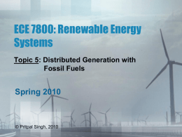 ECE 7800: Renewable Energy Systems