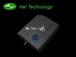 PowerPoint 演示文稿 - Hal Technology