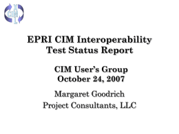 CIM XML Model Exchange Interoperability Tests