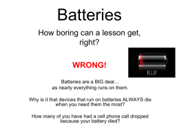 Battery Usage - Communication Graphics Index