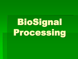 BioSignal Processing - jrcanedo's E
