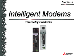 INTELLIGENT MODEMS