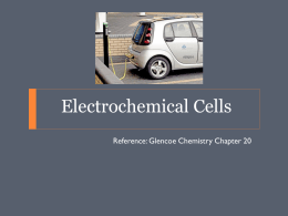 Electrochemical Cells - Southwest High School