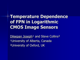 Temperature Dependence of Fixed Pattern Noise