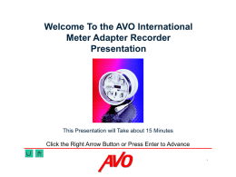 Metrosonics Meter Adapter Recorders