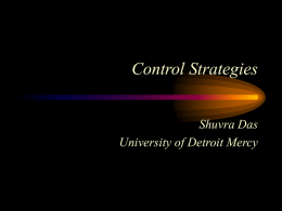 Control Strategies - University of Detroit Mercy