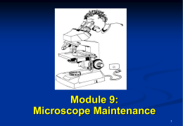 Overview of the Microscope