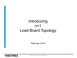 Introduction n+1 Load Board Topology