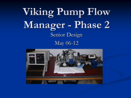 Viking Pump Flow Manager