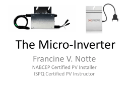 The Micro-Inverter PPT