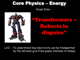 Step down transformers