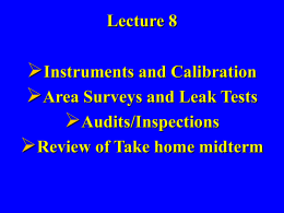Lecture 8: Rad Safety