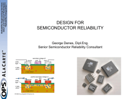 design for semiconductor reliability