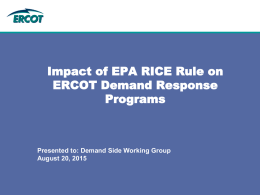 EPS RICE Rule update DSWG