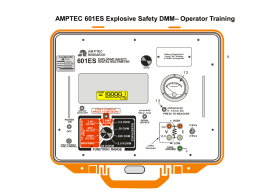 AMPTEC 601ES Explosive Safety DMM