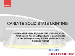 Diapositive 1 - Lightolier