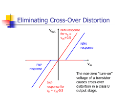 Cross-Over Distortion