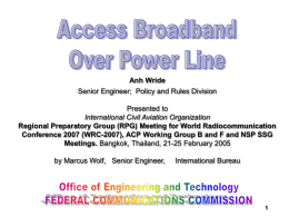 Broadband access over powerline