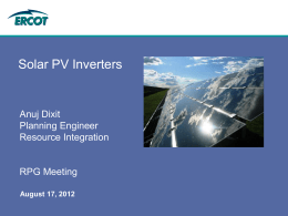 Solar PV Inverters